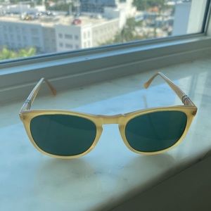 Vintage yellow framed sunglasses